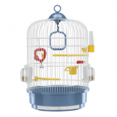 Оборудвана клетка за птици CAGE REGINA WHITE 32,5х48,5см.